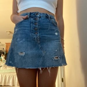 Free People Denim Skirt